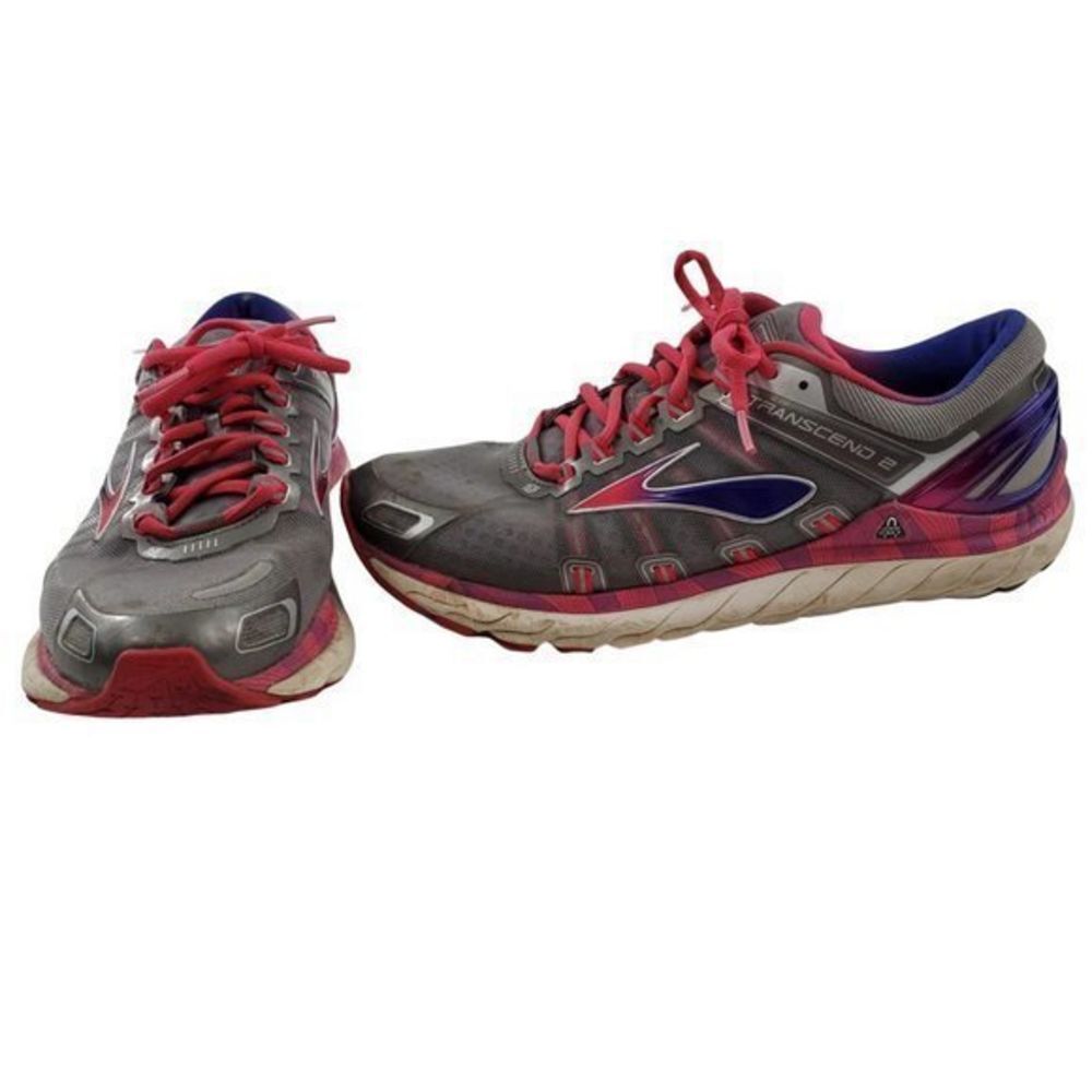 Brooks Transcend 2 Sneakers 11 Pink Purple Gray At‎